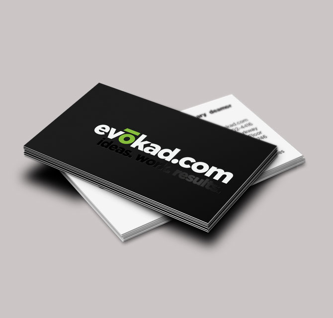 Full Color Printed Business Cards Vokad